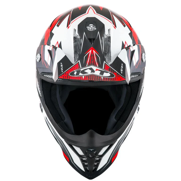 KYT Off Road - Skyhawk Digger White/Red - Off Road Helmet - Image 5