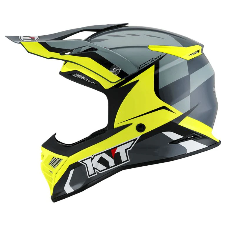 KYT Off Road - Skyhawk Glowing Anthr./Yellow - Off Road Helmet