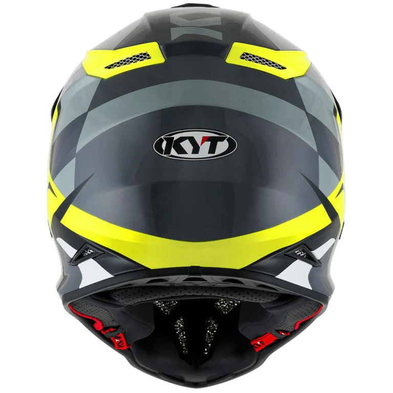 KYT Off Road - Skyhawk Glowing Anthr./Yellow - Off Road Helmet - Image 4