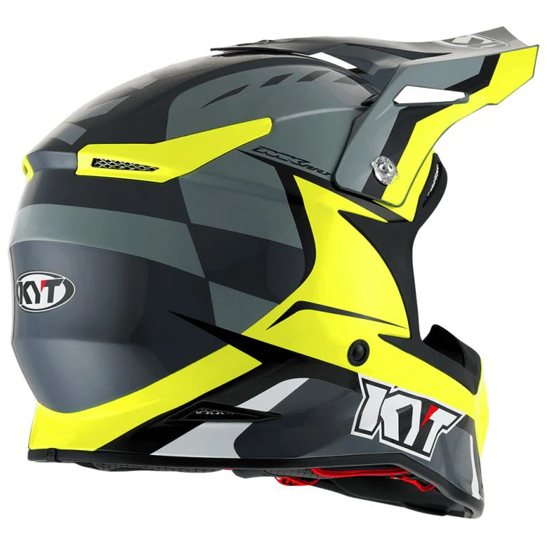 KYT Off Road - Skyhawk Glowing Anthr./Yellow - Off Road Helmet - Image 5