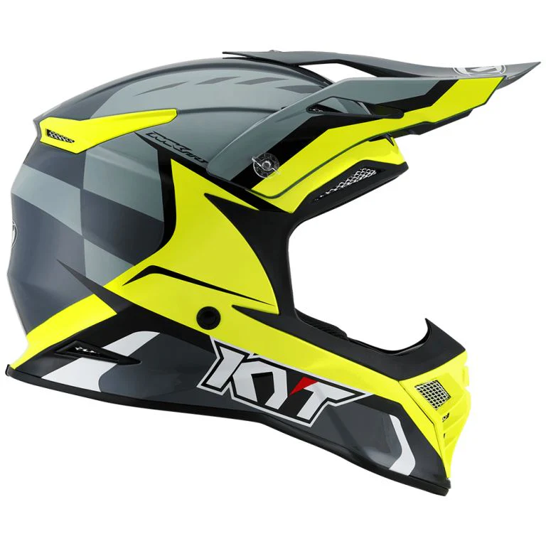 KYT Off Road - Skyhawk Glowing Anthr./Yellow - Off Road Helmet - Image 6