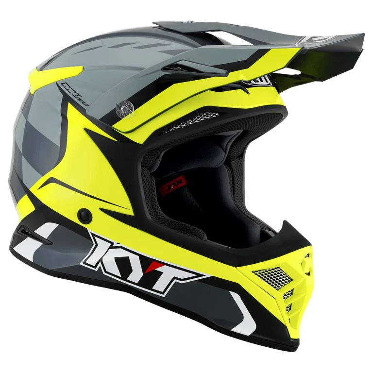 KYT Off Road - Skyhawk Glowing Anthr./Yellow - Off Road Helmet - Image 7