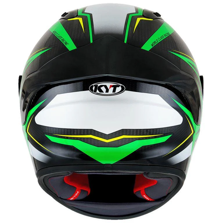 KYT Racing - NZ-Race Carbon Stride Green Fluo - Full Face Helmet - Image 2