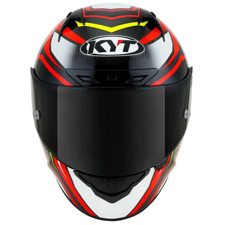 KYT Racing - NZ-Race Carbon Stride Red White - Full Face Helmet - Image 8