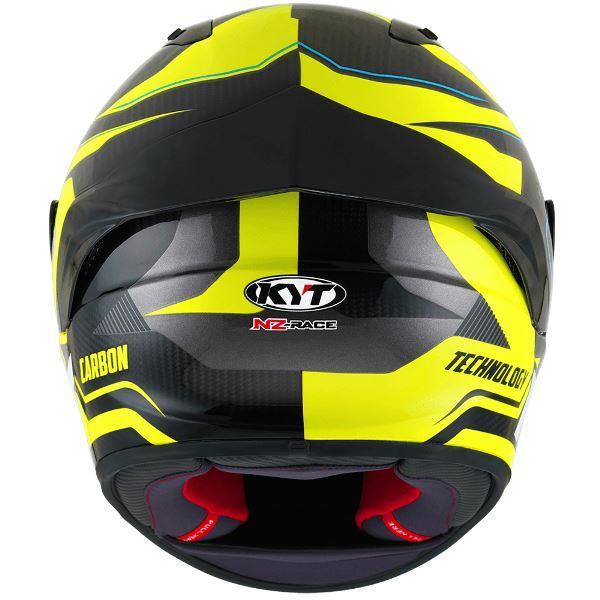 KYT Racing - NZ-Race Competition Gloss Black Yellow - Full Face Helmet - Image 5