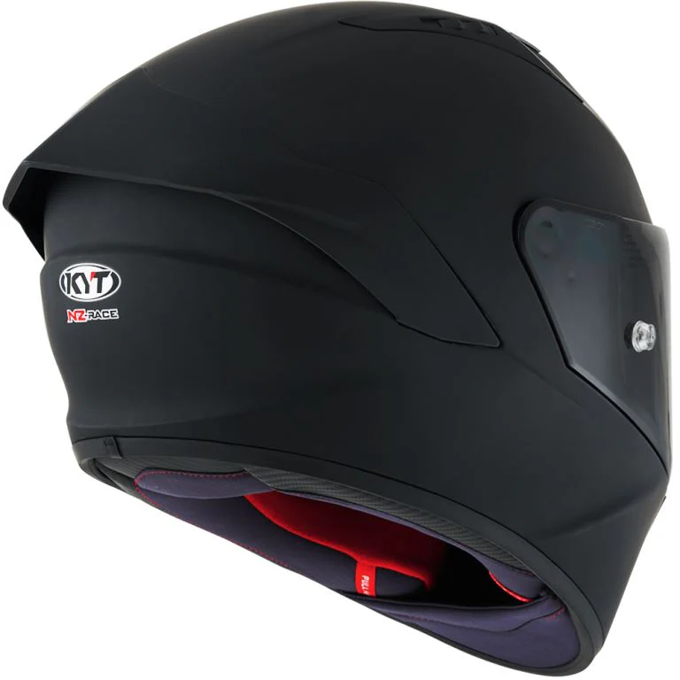 KYT Racing - NZ-Race Plain Matt Black - Full Face Helmet - Image 8