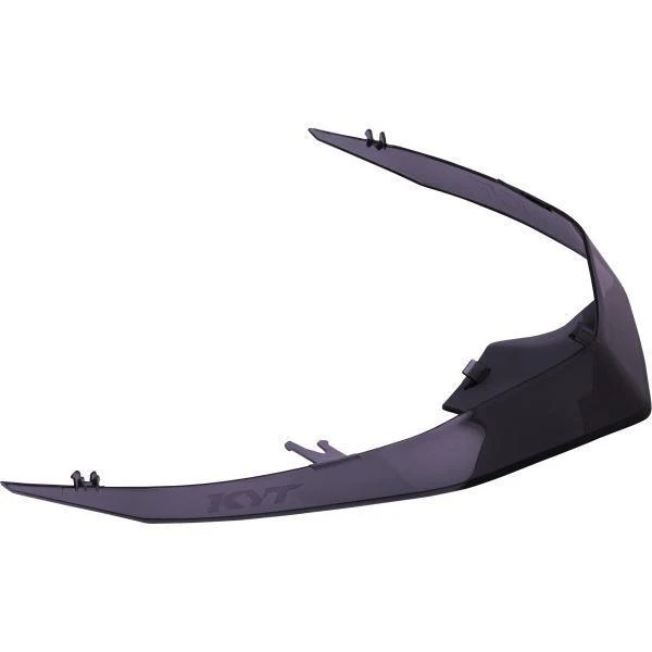 KYT Spare Spoiler Extension For TT-REVO-Helmets-Dark Smoke