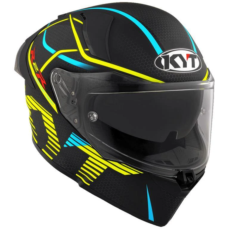 KYT Sport Touring - R2R PRO Concept Matt Black Yellow - Full Face Helmet - Image 7