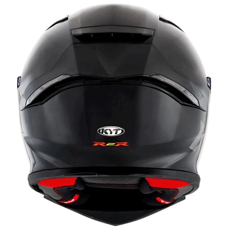 KYT Sport Touring - R2R PRO Plain Black - Full Face Helmet - Image 8