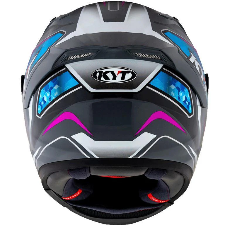 KYT Sport Touring - Striker #01 Grl Grey Blue - Full Face Helmet - Image 7