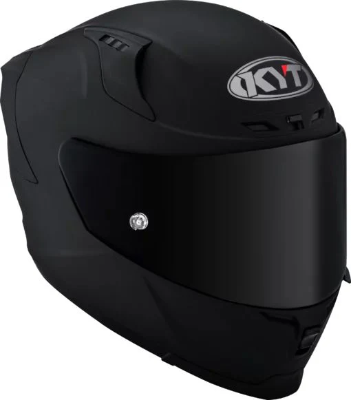 KYT Sport Touring - Striker #02 Plain Black - Full Face Helmet - Image 3