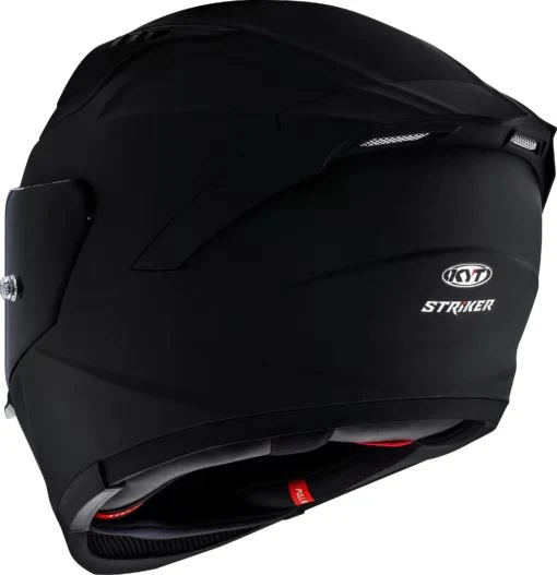 KYT Sport Touring - Striker #02 Plain Black - Full Face Helmet - Image 4