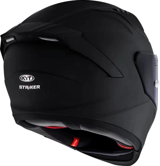 KYT Sport Touring - Striker #02 Plain Black - Full Face Helmet - Image 5