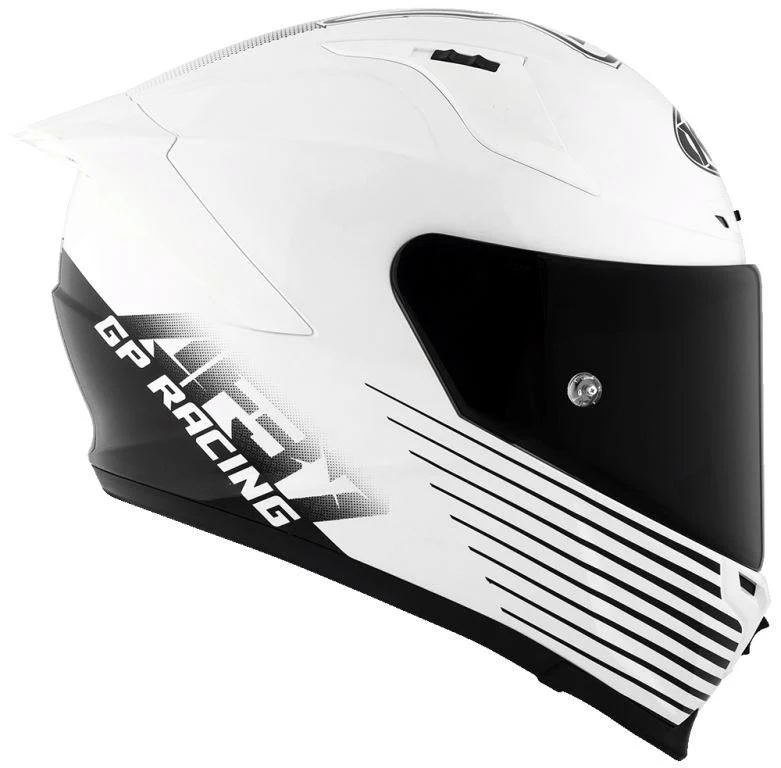 KYT Sport Touring - Striker AF37 Livery White Black - Full Face Helmet - Image 8