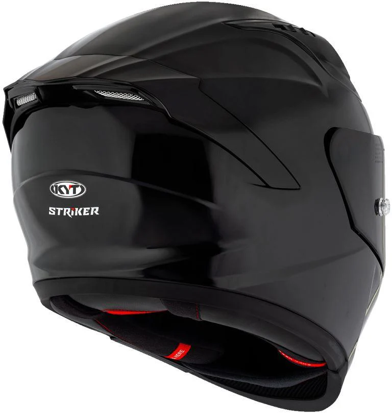 KYT Sport Touring - Striker Plain Black - Full Face Helmet - Image 4