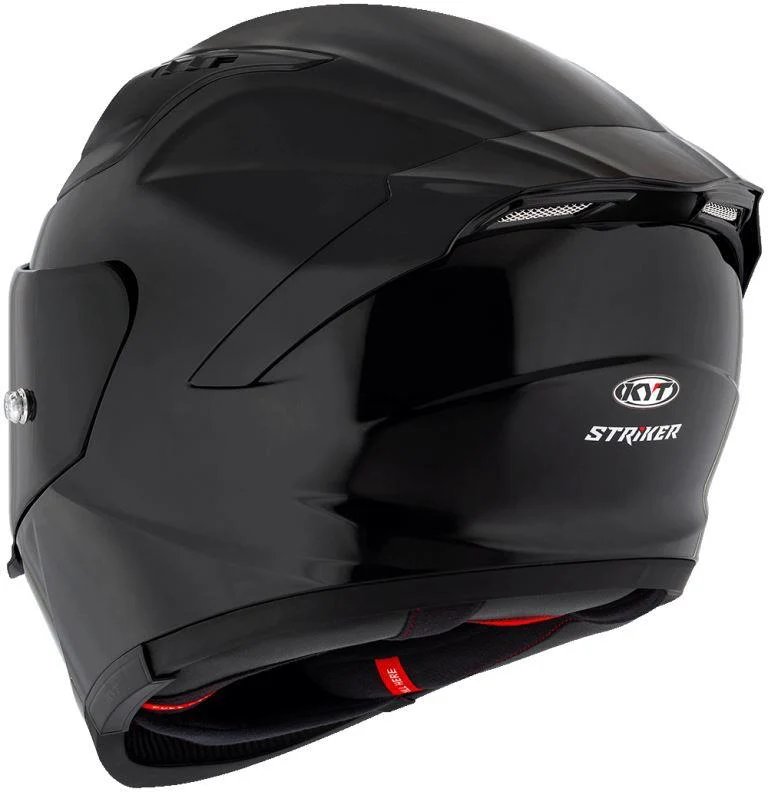 KYT Sport Touring - Striker Plain Black - Full Face Helmet - Image 8