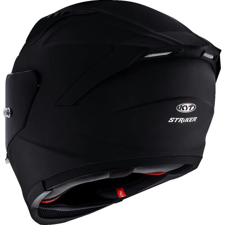 KYT Sport Touring - Striker Plain Matt Black - Full Face Helmet - Image 4