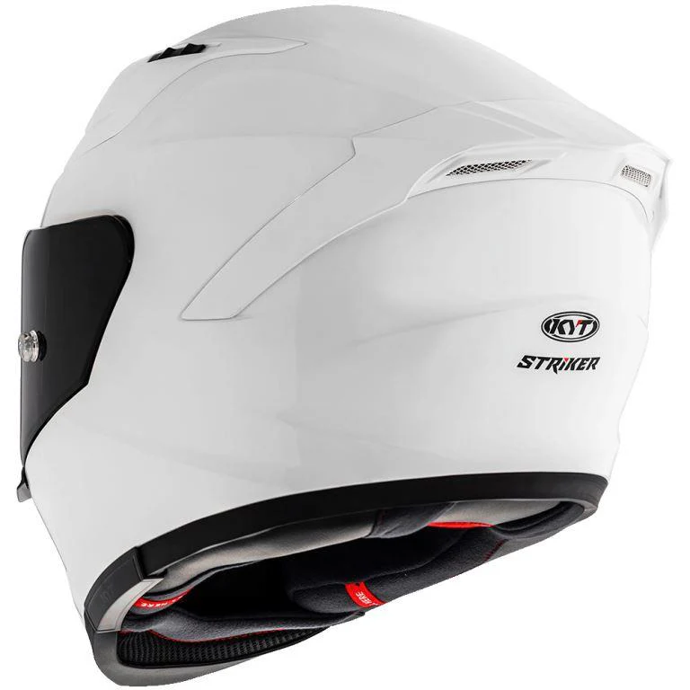 KYT Sport Touring - Striker Plain Plain White - Full Face Helmet - Image 2