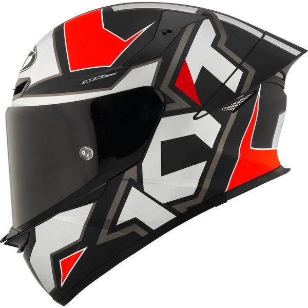 KYT Sport Touring - TT-REVO Electron Matt Grey Red - Full Face Helmet - Image 5