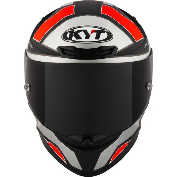 KYT Sport Touring - TT-REVO Electron Matt Grey Red - Full Face Helmet - Image 7