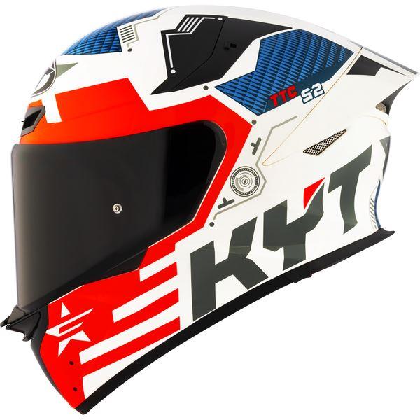 KYT Sport Touring - TT-REVO Fuselage Red - Full Face Helmet - Image 2