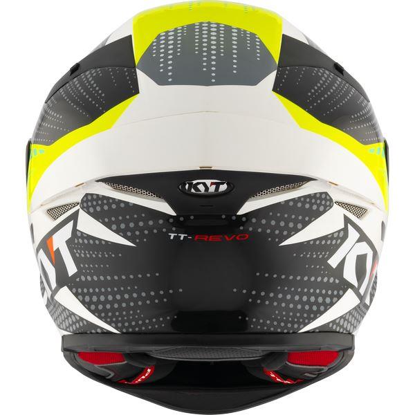 KYT Sport Touring - TT-REVO Gear Black Yellow - Full Face Helmet - Image 3