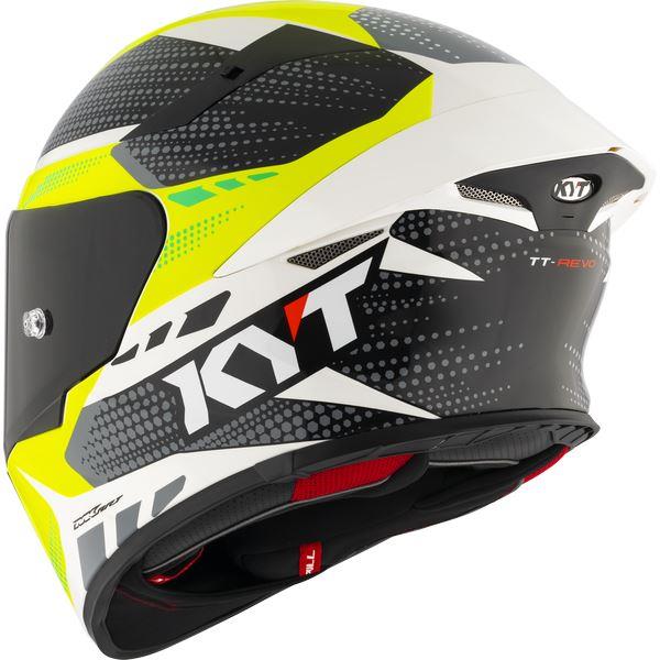 KYT Sport Touring - TT-REVO Gear Black Yellow - Full Face Helmet - Image 8