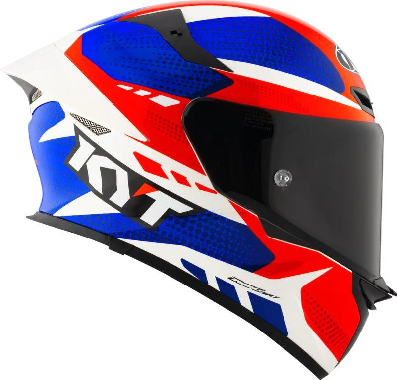 KYT Sport Touring - TT-REVO Gear Blue Red - Full Face Helmet - Image 6