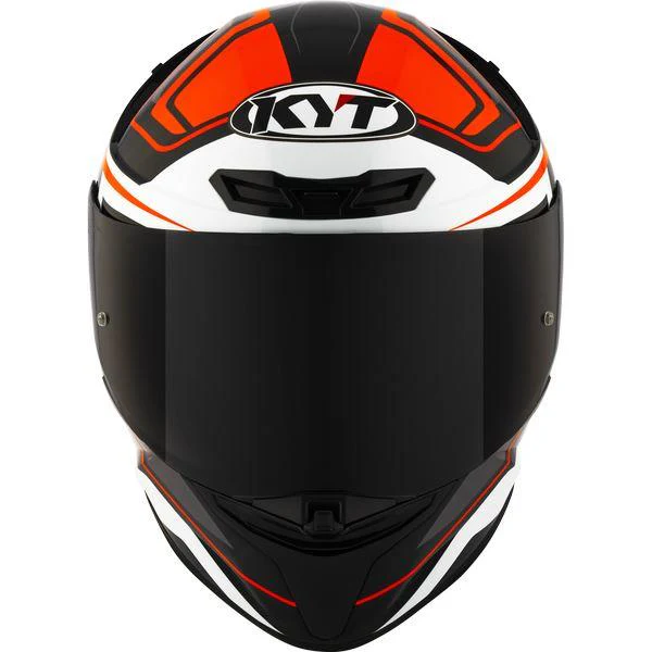 KYT Sport Touring - TT-REVO Overtech Black Orange - Full Face Helmet - Image 3