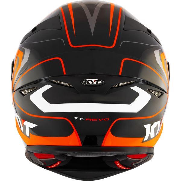 KYT Sport Touring - TT-REVO Overtech Black Orange - Full Face Helmet - Image 5