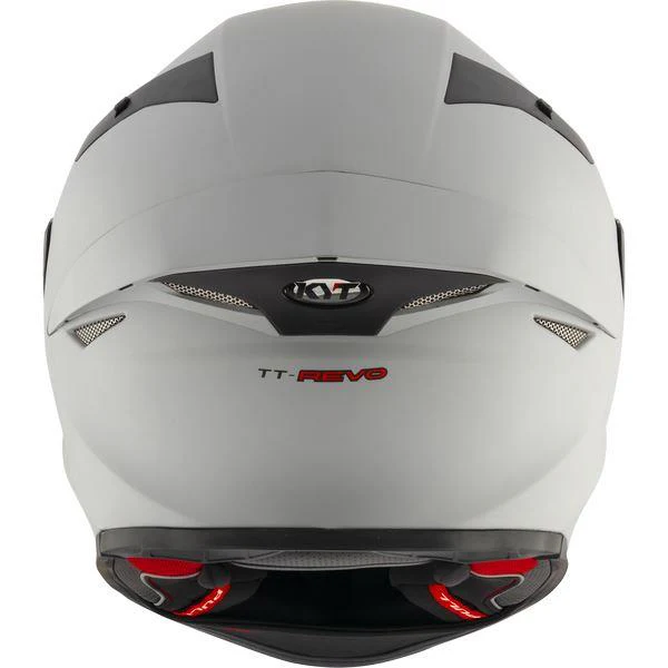 KYT Sport Touring - TT-REVO Plain Matt Asp Grey - Full Face Helmet - Image 6