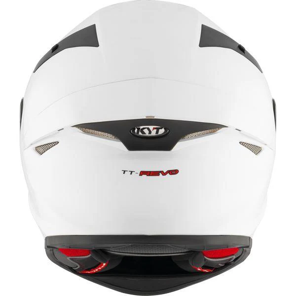 KYT Sport Touring - TT-REVO Plain White - Full Face Helmet - Image 6