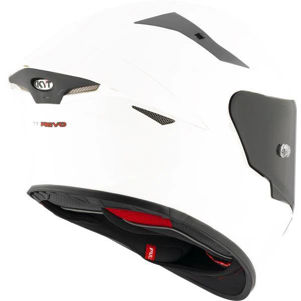 KYT Sport Touring - TT-REVO Plain White - Full Face Helmet - Image 7