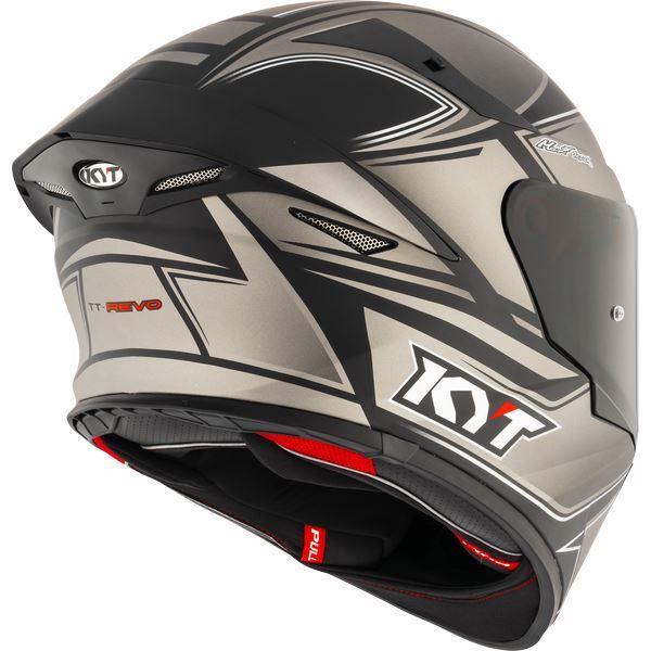 KYT Sport Touring - TT-REVO Tourist Matt Cool Grey - Full Face Helmet - Image 3