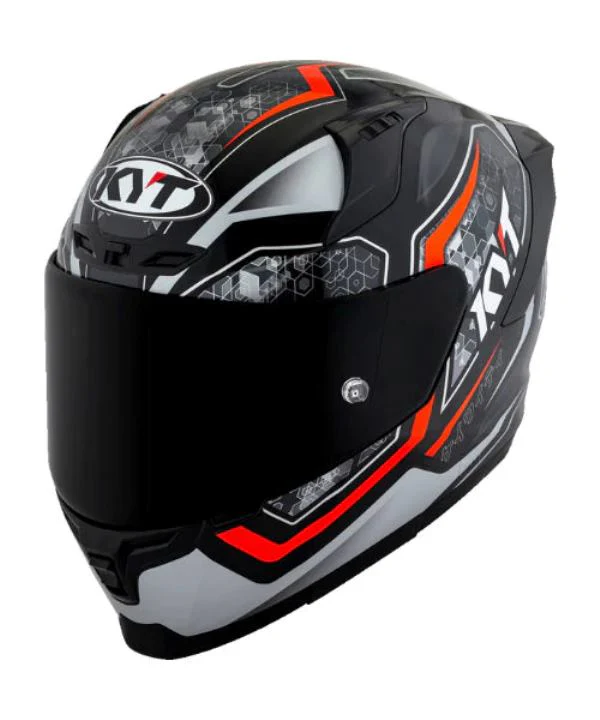 KYT Striker 2V #01 Gloss Black Red Helmet - Image 8