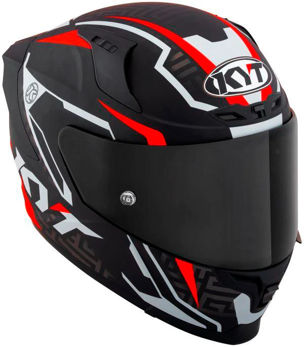 KYT Striker 2V #02 Matt Black Red Helmet - Image 3