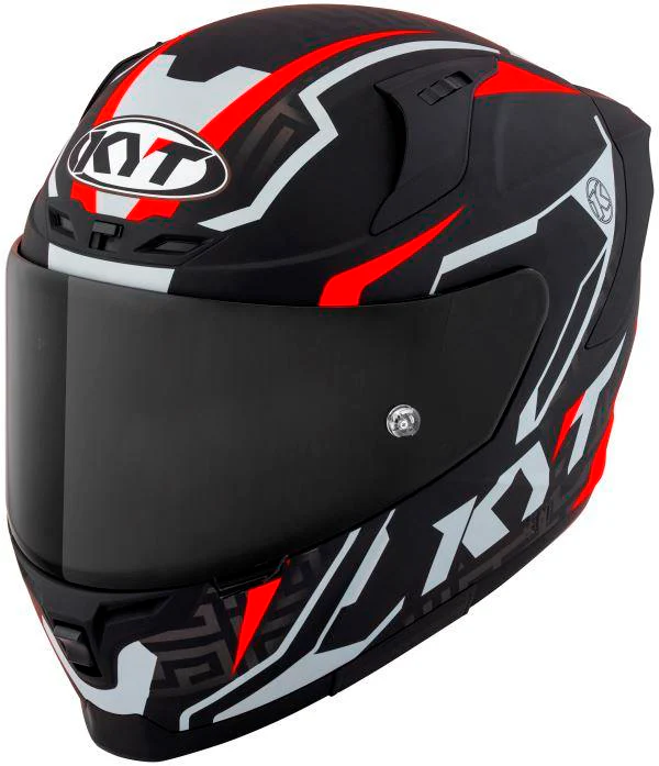 KYT Striker 2V #02 Matt Black Red Helmet - Image 4
