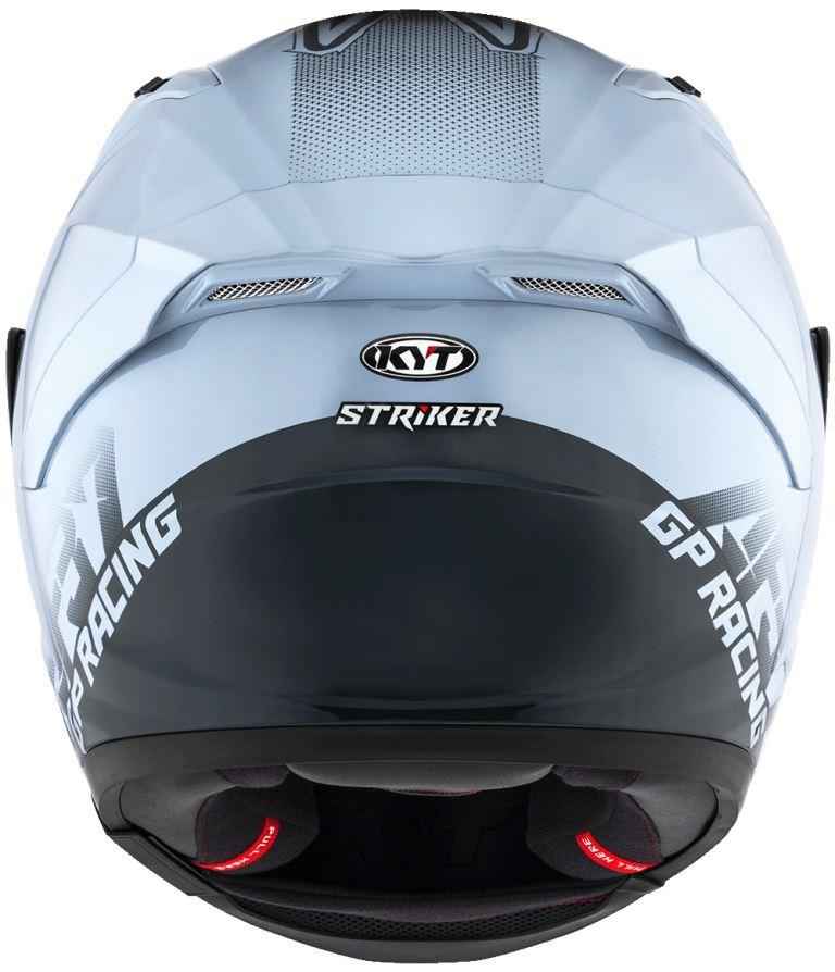 KYT Striker 2V AF37 Livery Gloss Sea Blue Helmet - Image 3