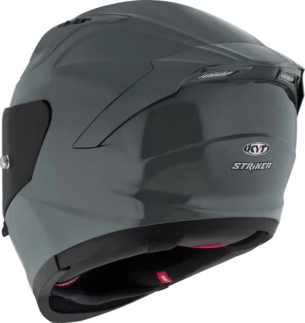 KYT Striker 2V Plain Gloss GRL Grey Helmet - Image 6