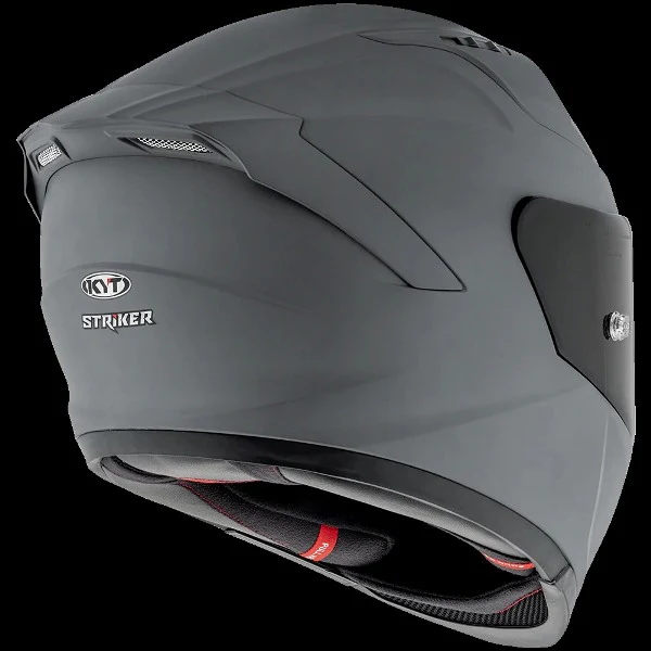 KYT Striker 2V Plain Matt GRL Grey Helmet - Image 5