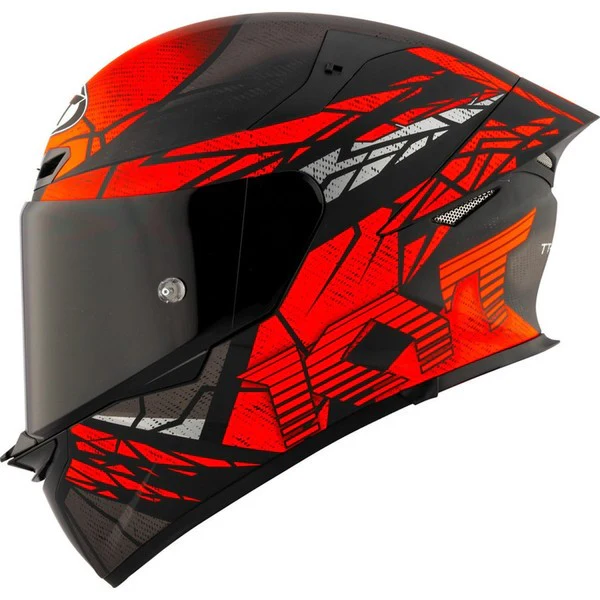 KYT TT-Revo Combustion Matt Red - Image 6