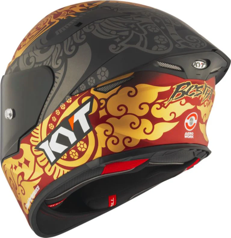 KYT TT-Revo ENEA Indonesia 2023 Matt Replica /E06 - Full-Face Motorcycle Helmet - Image 3