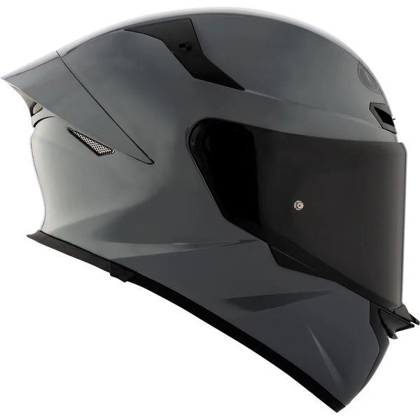 KYT TT Revo Plain GRL Grey Gloss-Helmet - Image 5