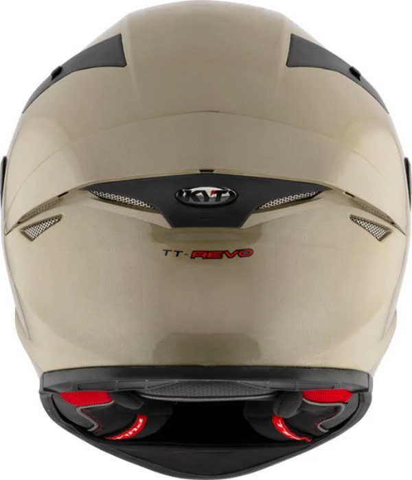 KYT TT-Revo Plain Sand Pearl Glossy Helmet - Image 4