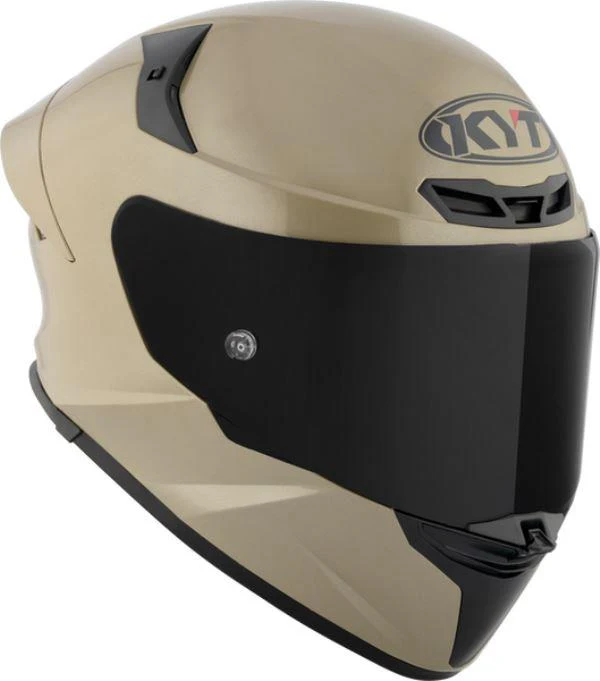 KYT TT-Revo Plain Sand Pearl Glossy Helmet - Image 8
