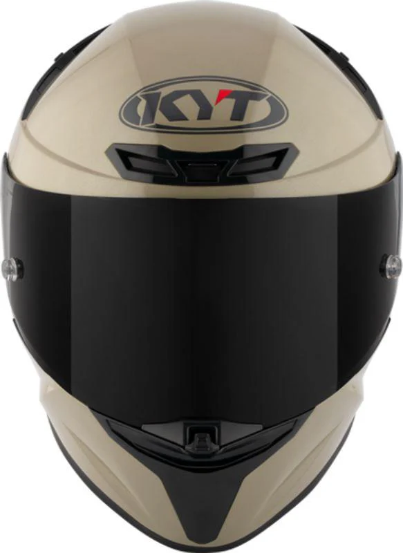 KYT TT-Revo Plain Sand Pearl Glossy Helmet - Image 9