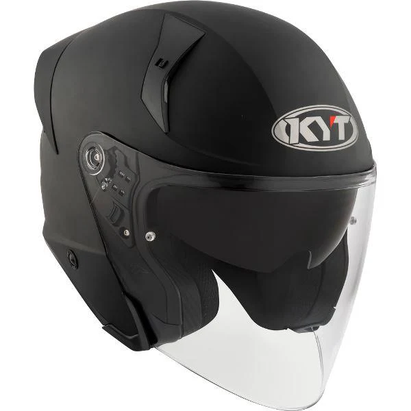 KYT TTR-JET Plain Ice Matt Black - Helmet - Image 6