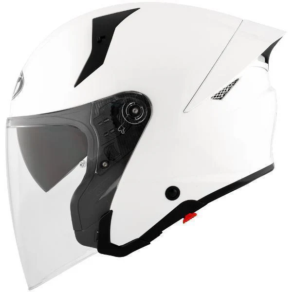 KYT TTR-JET Plain White - Helmet - Image 8