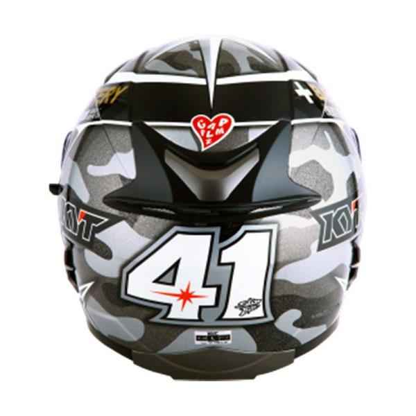 KYT Vendetta 2 Aleix Espargaro Replica Grey Gloss Helmet - Image 2