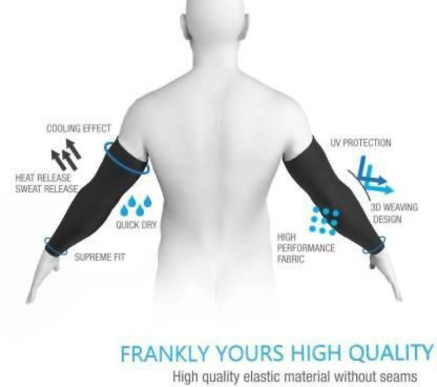 Lets Silim Arm Sleeve - Black - Image 5